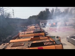 Used ZOOMLION Concrete static Pump HBT100.18.186RSU