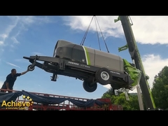 Máy bơm bê tông cố định giao hàng đến cảng